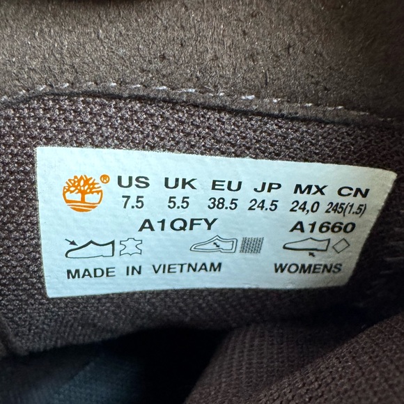 Timberland Women's Rudston Dark Brown Leather Ankle Boots A1QFY
Size 7.5 - Picture 10 of 11